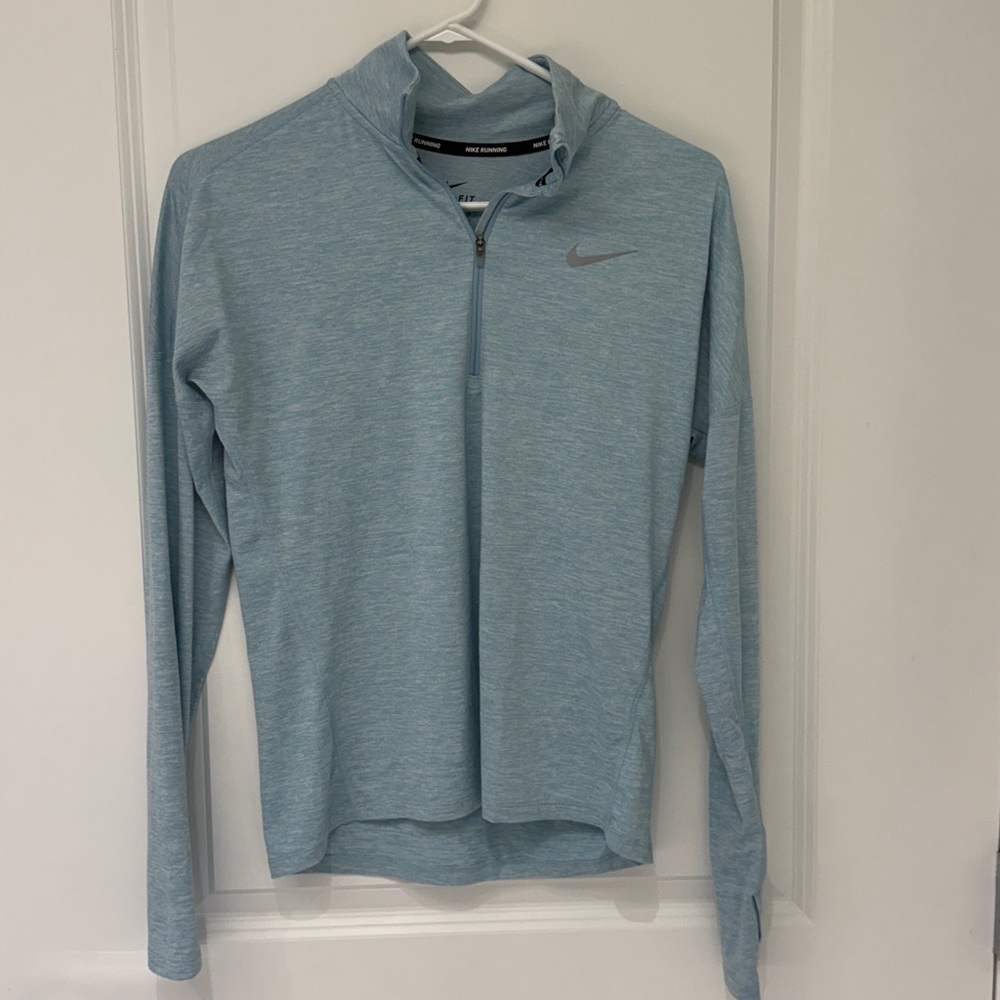 Nike Half-Zip Long Sleeve Top - Like New - Women’s XS - Light Blue